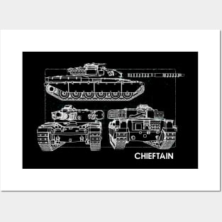 Chieftain MK 6 main tank Posters and Art